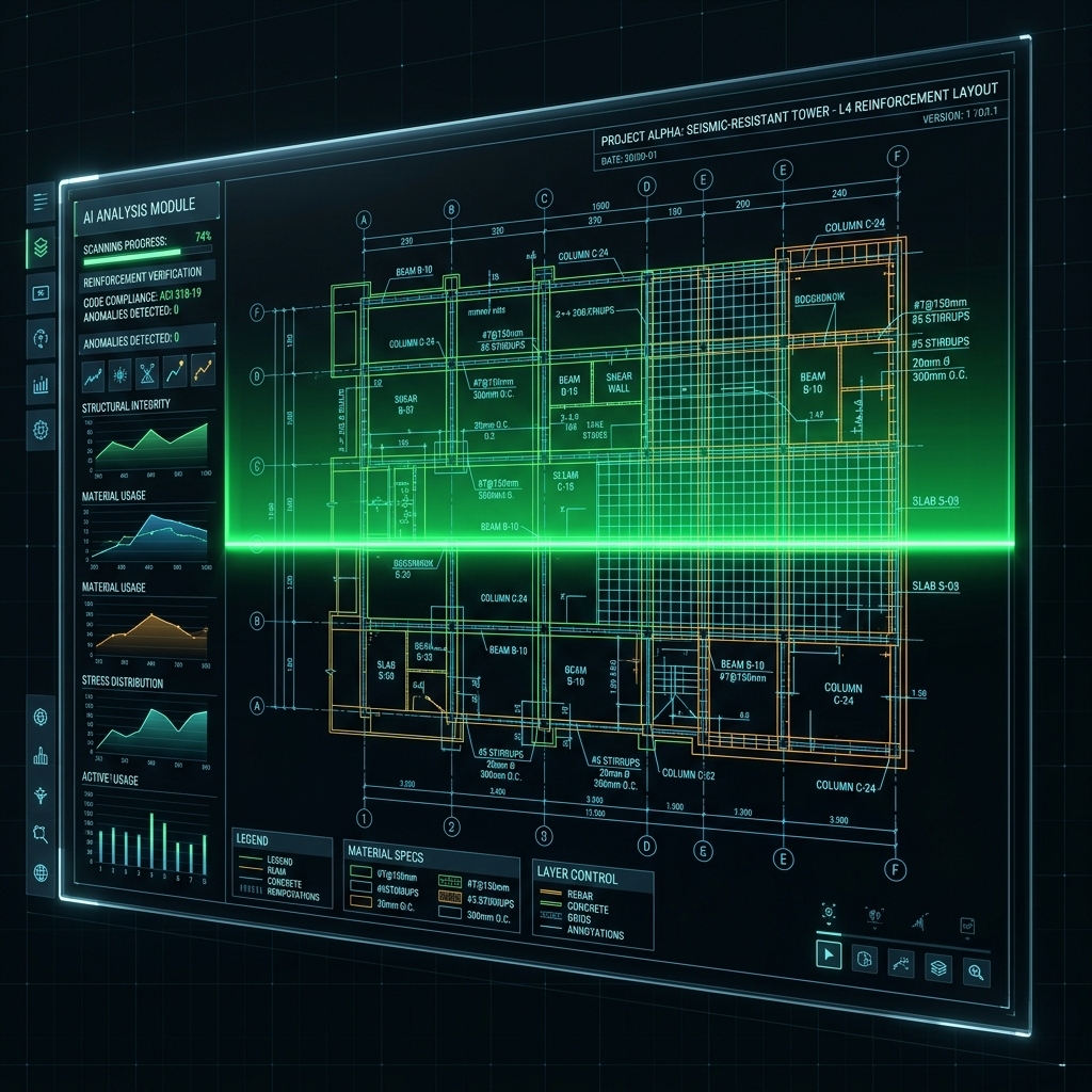 AI-Powered Rebar Blueprint Scanner